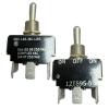 12TS95-5 DPDT (On)-Off-On Bat Toggle Switch