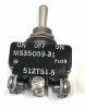 512TS1-5 DPDT on-off-(on) Bat Toggle Switch