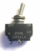 12TS11-4 Micro Switch DPST Bat Toggle Switch on-(off) Solder Terminals