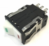 AML26GBF8AA01RG SPDT Rocker Switch with Red/Green Leds on-on