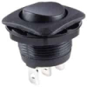 54-548 SPDT 16A (On)-Off-(On) Round Hole Rocker Switch