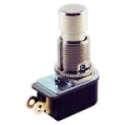 54-067 SPST 6A On-(Off) Solder Lug Terminal Pushbutton Switch