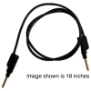 P-8-0 8in Stacking Pin Tip Plug Patch Cord