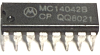MC14042BCP Quad Transparent Latch