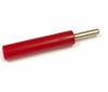 244-102 Abbatron / HH Smith Solder Type Red Insulated Tip Plug