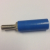 253-105 Insulated Banana Plug with Split Type Internal Stud Blue