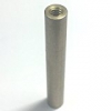 8350 Round Aluminum 6-32 Thread 11/32 OD 1-3/4 Length Full Thread 10 Pack