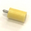 105-0857-001 Vertical Test Jack 2mm Standard Tip Plug 5 A 1.32 mm 3.5KV Yellow