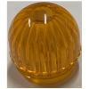 2813 Amber Round Dome Top Lens Caps